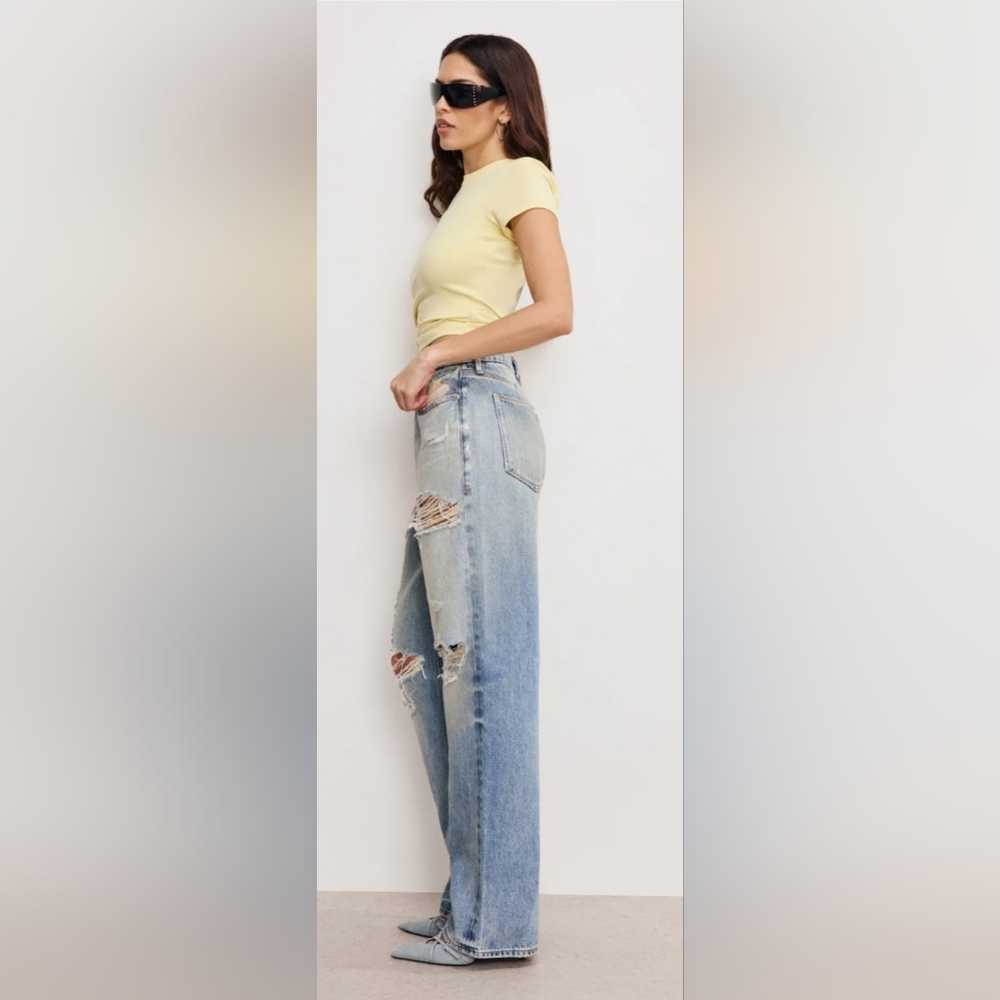 Good American Good 90's Relaxed Jean- size 14/32- NWT 💙 - Picture 2 of 9